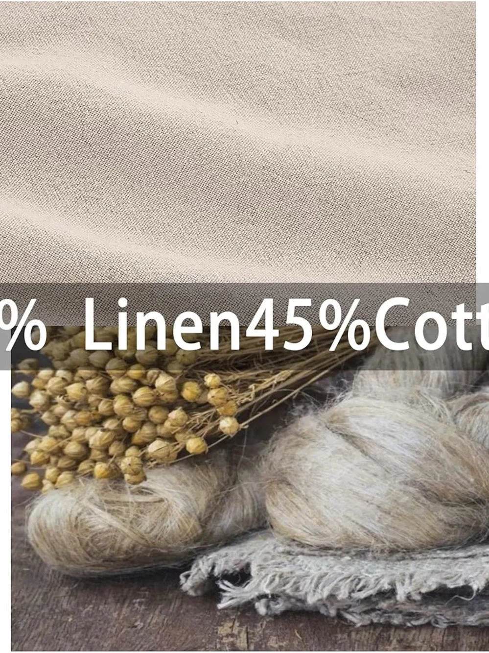 ATLINIA Linen Pillow Cases Standard Size 20
